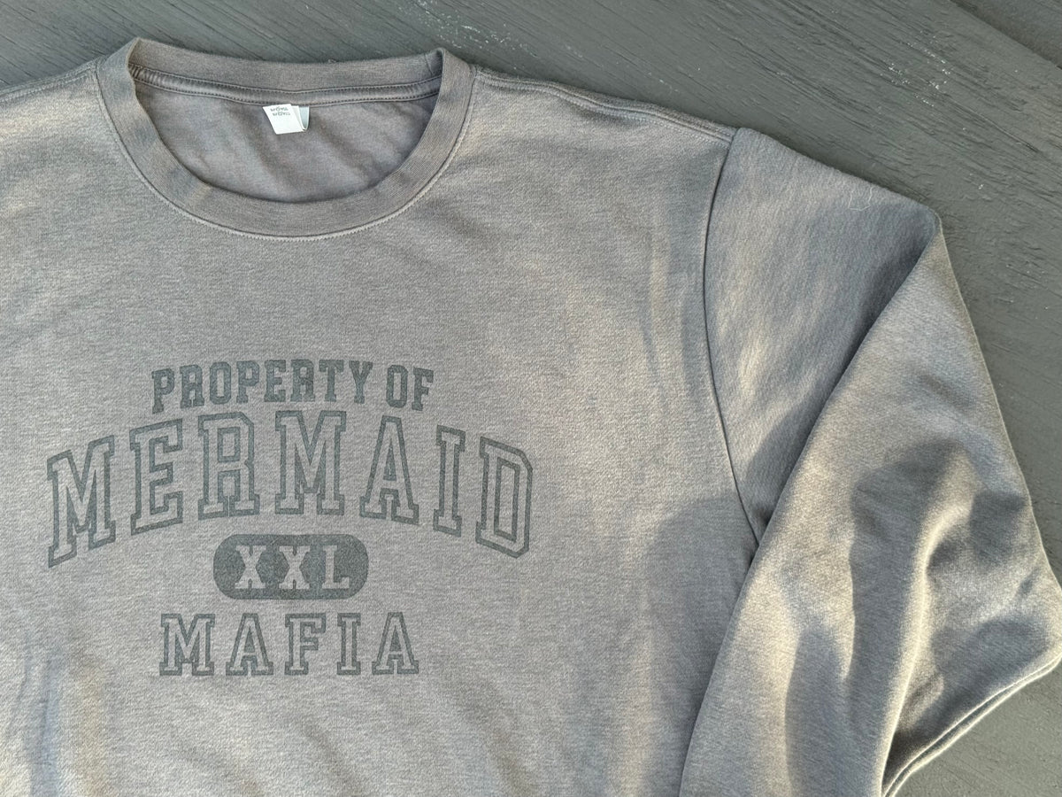 MM ATHLETICS SUEDED CREWNECK SWEATSHIRT