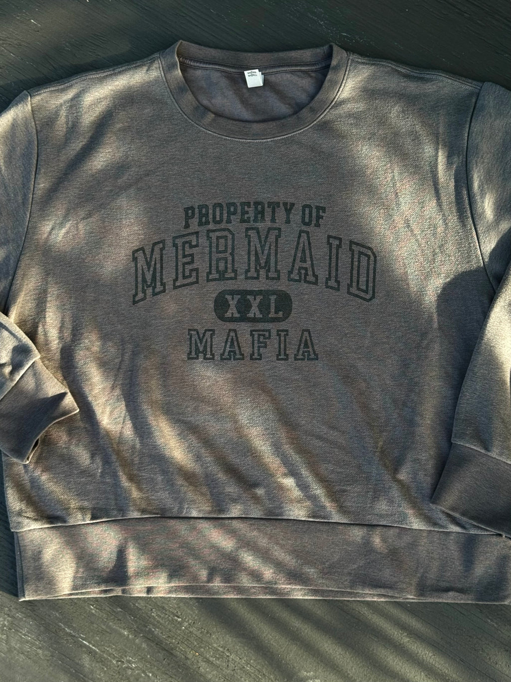 MM ATHLETICS SUEDED CREWNECK SWEATSHIRT
