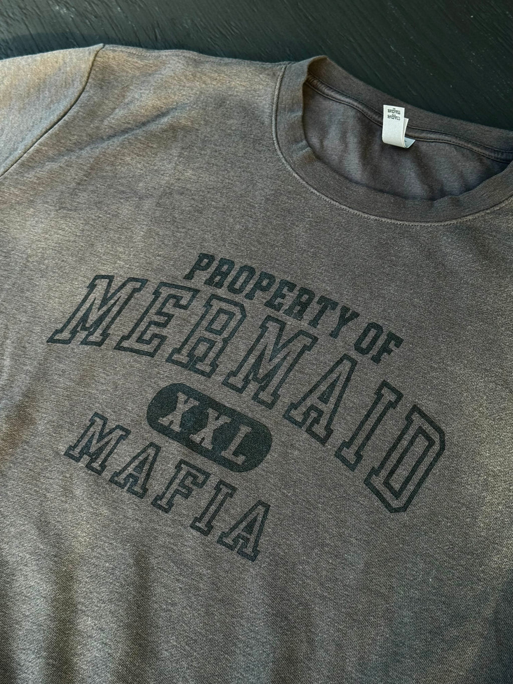 MM ATHLETICS SUEDED CREWNECK SWEATSHIRT