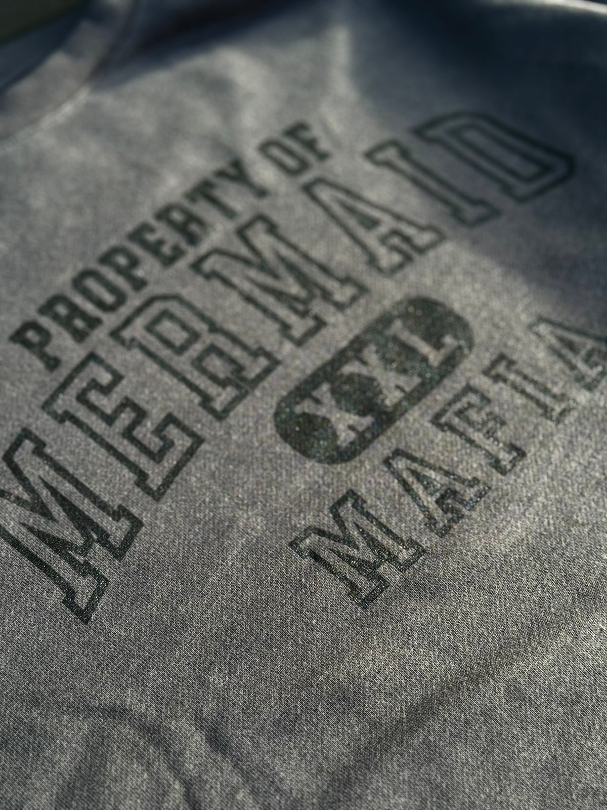 MM ATHLETICS SUEDED CREWNECK SWEATSHIRT