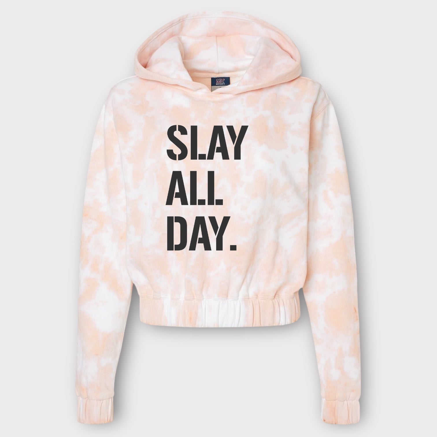 SLAY ALL DAY TIE DYE HOODIE